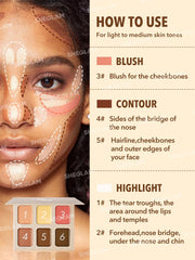 SHEGLAM STEREO FACE SIX PCS PALLET - FRENCH GIRL