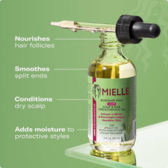 Mielle Organics Rosemary Mint LIGHT Scalp & Hair Strengthening Oil