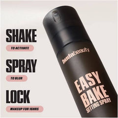 HUDA BEAUTY - Easy Bake Blurring Setting Spray with 16-Hour Wear - 100ML ( Full size )