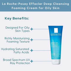La Roche-Posay Effaclar Face Toner, Foaming Cream Cleanser & Face Mask