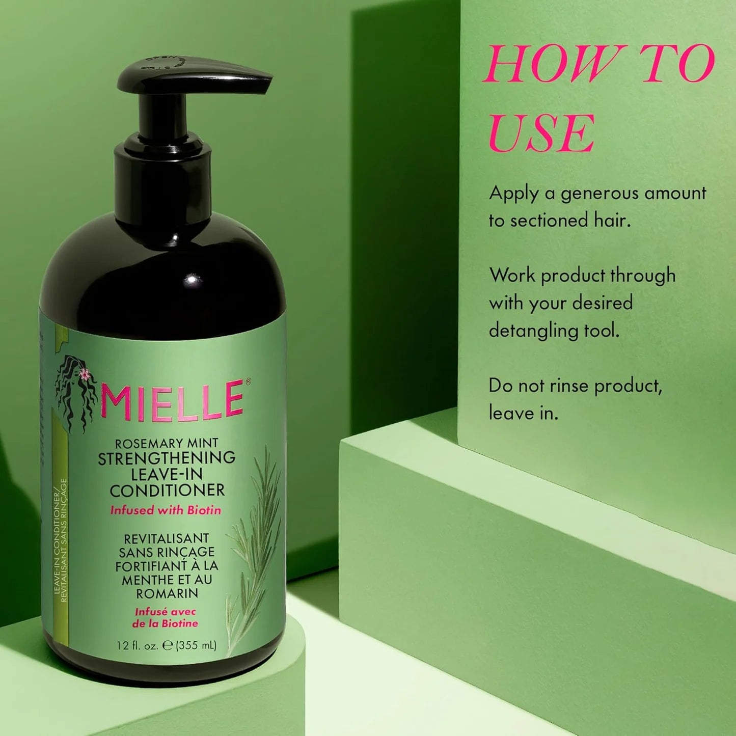Mielle Rosemary Mint Strengthening Leave-in Conditioner
