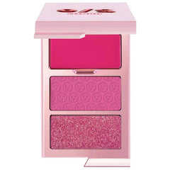 One/Size Cheek Clapper 3D Blush Trio Palette - Gworly Pop
