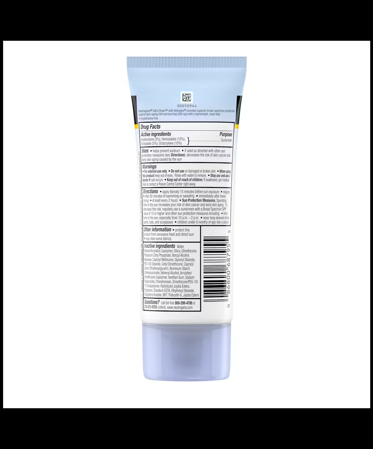 NEUTROGENA ULTRA SHEER DRY-TOUCH WATER RESISTANT SPF 45