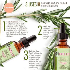 Mielle Rosemary Mint Scalp & Hair Strengthening Oil