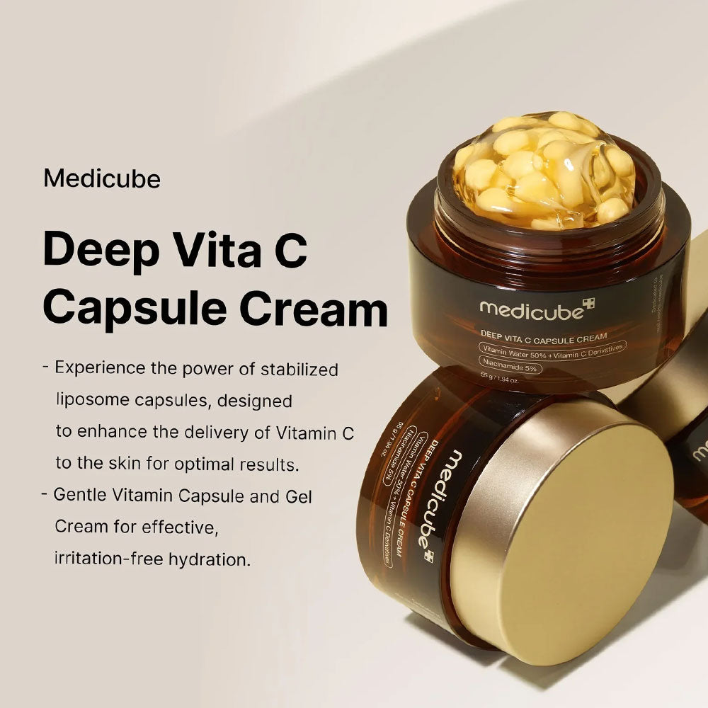 Medicube Deep Vitamin C Golden Capsule Face Moisturizer
